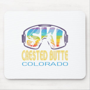 Ski Crested Butte Colorado Skiing Vacation  Mouse Pad