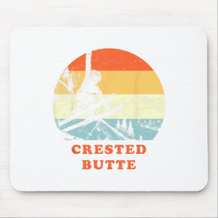 Ski Crested Butte Mouse Pad