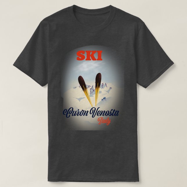 Ski Curon Venosta Italy T-Shirt (Design Front)