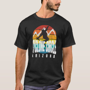 Ski Cyclone Circle Rad Ski Jumper Retro Sunset Cyc T-Shirt