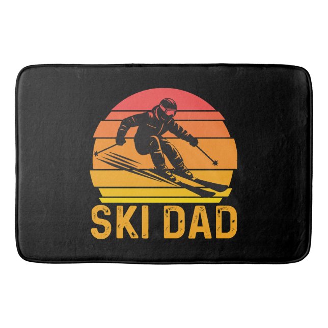ski dad bath mat (Front)