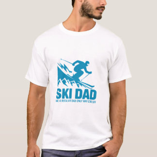 Ski Dad Cool Mountain Graphic T-Shirt