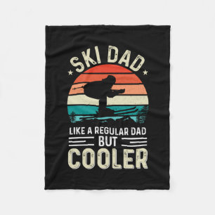 Ski Dad Fleece Blanket