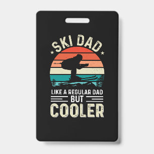 Ski Dad ID Badge