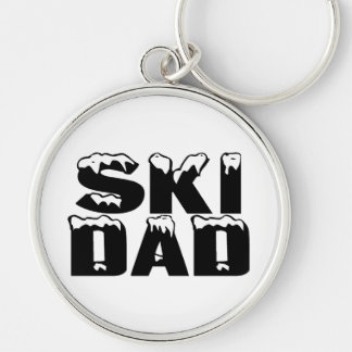 Ski Dad Key Ring