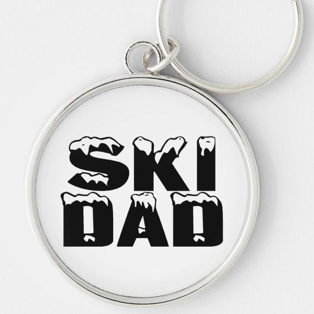 Ski Dad Key Ring (Front)