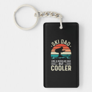 Ski Dad Key Ring