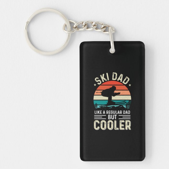 Ski Dad Key Ring (Front)