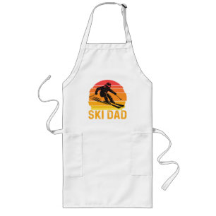 ski dad long apron