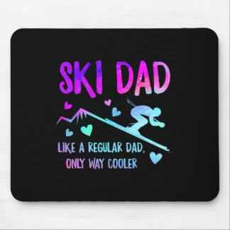Ski Dad Skiing Daddy Papa Grandpa Cool Snowboardin Mouse Pad