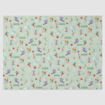 Ski Day Tissue Paper