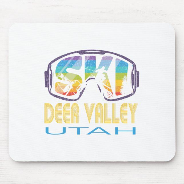 Ski Deer Valley Utah Skiing Vacation  Mouse Pad (Front)