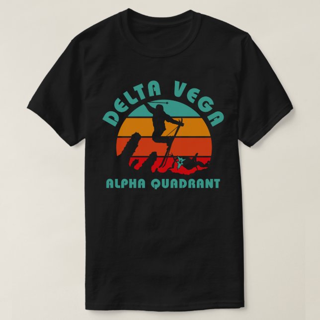 Ski Delta Vega 1 T-Shirt (Design Front)