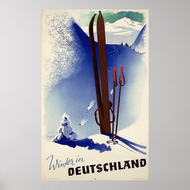 Ski Deutschland in Winter Poster (Front)