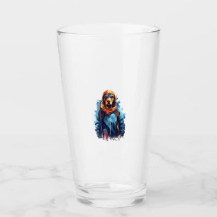 Ski Dog in Ski Googles 5 Glass