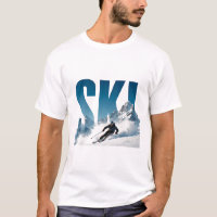 Ski Editorial Alpine Sports Graphic