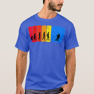 Ski evolution funny gift T-Shirt