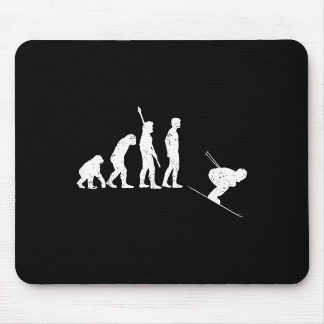 Ski Evolution Skiing - Skier  Mouse Pad (Front)