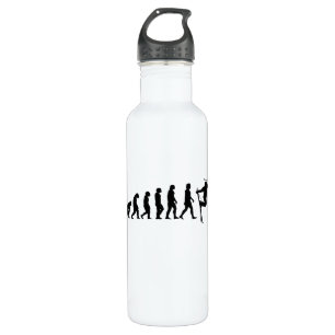 Ski Evolution Skiing Winter Slopes Gift 710 Ml Water Bottle