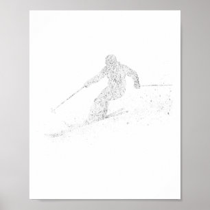 Ski Freestyle Skiing Freeski Poster