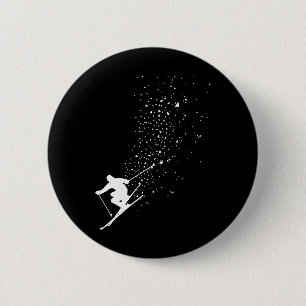 Ski Freestyle Skiing Freeski Winter Sports Skiers  6 Cm Round Badge