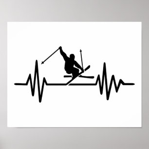 Ski frequency poster