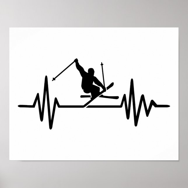 Ski frequency poster (Front)