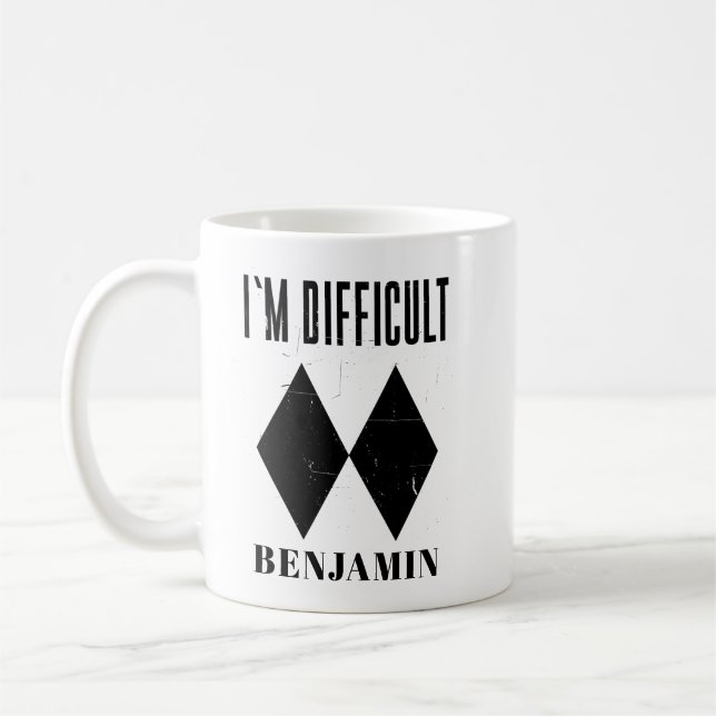 Ski Gag Dad Funny Personalised Coffee Mug (Left)