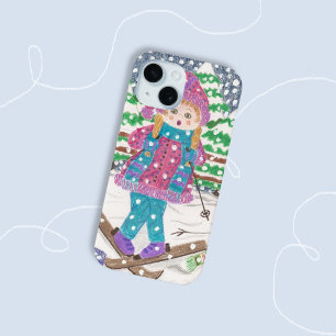 Ski girl cute iPhone case