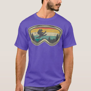 Ski Goggles Mountain Snow Skiing Retro Winter T-Shirt