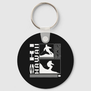 Ski Hawaii Skiing Skier Winter Snowboard Snowboard Key Ring