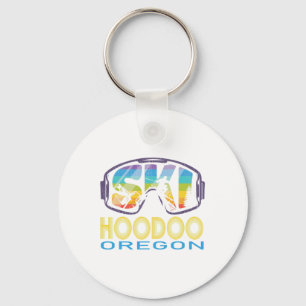 Ski Hoodoo Oregon Skiing Vacation Key Ring