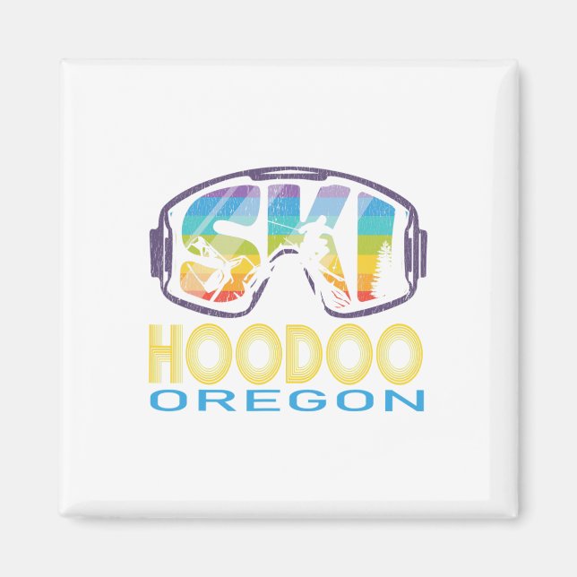 Ski Hoodoo Oregon Skiing Vacation  Magnet (Front)