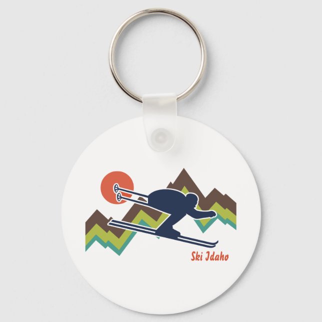 Ski Idaho Key Ring (Front)