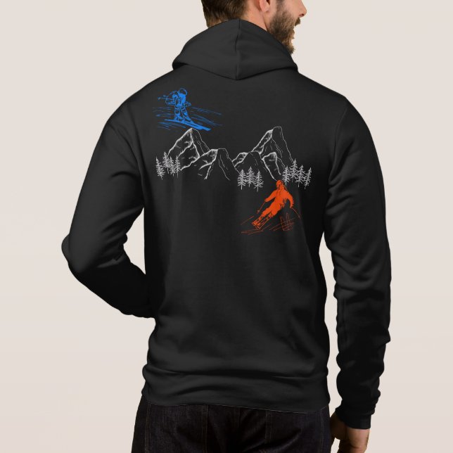 Ski In Ski Out  Hoodie (Back)