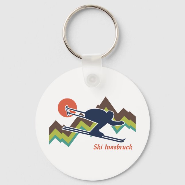 Ski Innsbruck Key Ring (Front)
