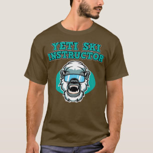 Ski Instructor Skiing Skier Snowboard Winter Sport T-Shirt