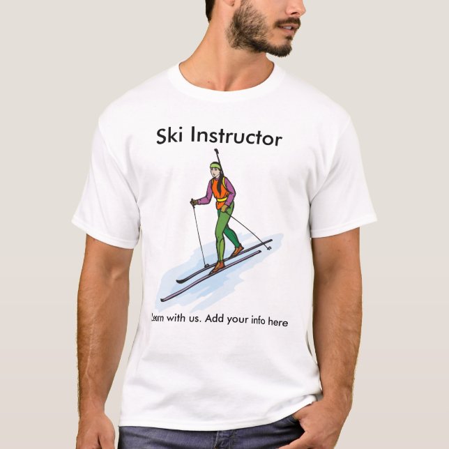 Ski Instructor T-Shirt (Front)
