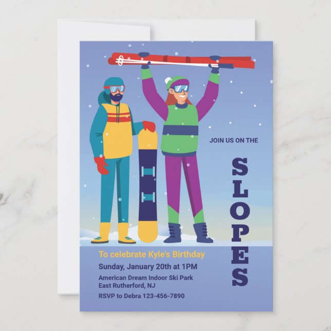 Ski Invitation (Front)