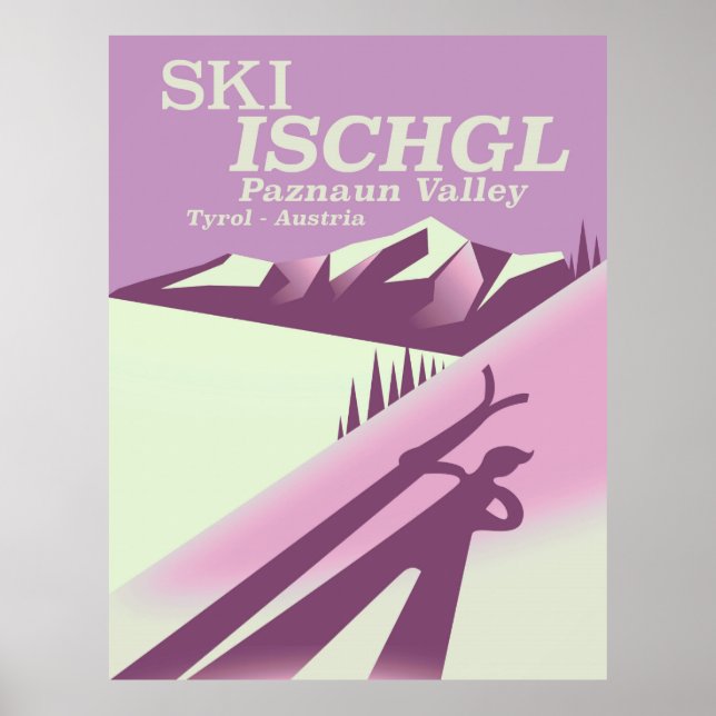 Ski Ischgl,Paznaun Valley Tyrol Poster (Front)