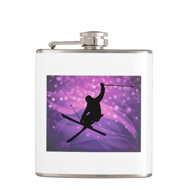 Ski Jump Hip Flask (Front)