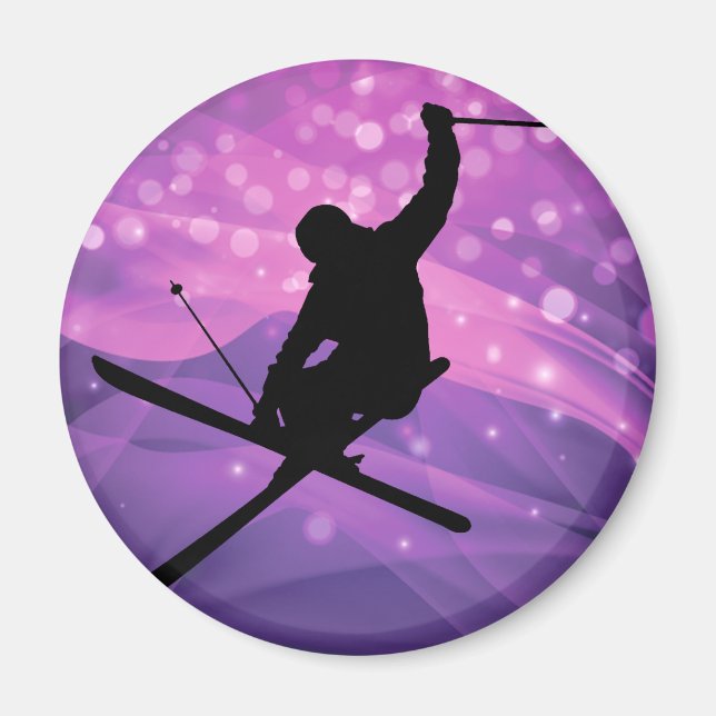 Ski Jump Magnet (Front)