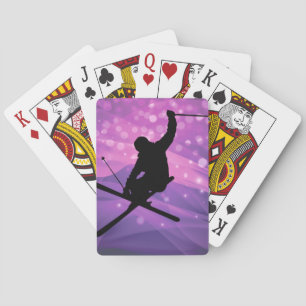 Ski Jump Playing Cards