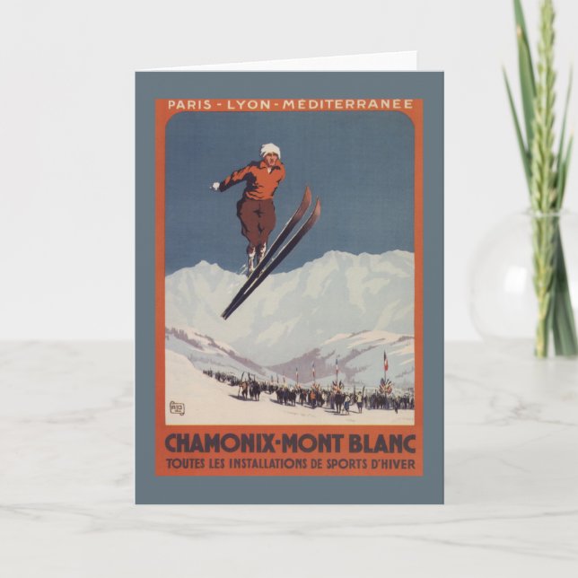 Ski Jump - PLM Olympic Promo Poster Card (Front)