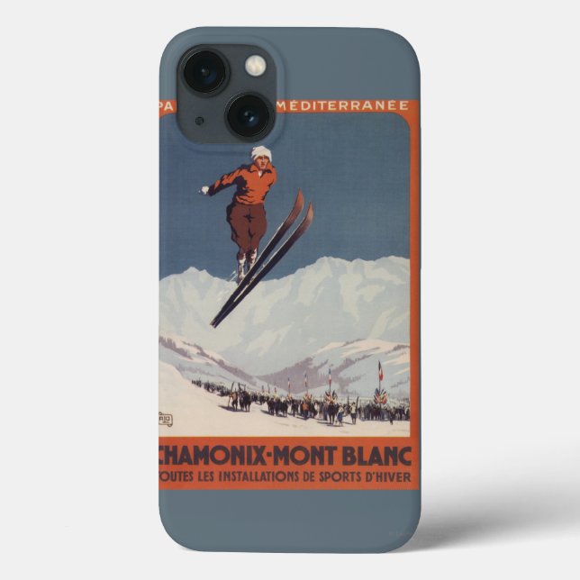 Ski Jump - PLM Olympic Promo Poster Case-Mate iPhone Case (Back)