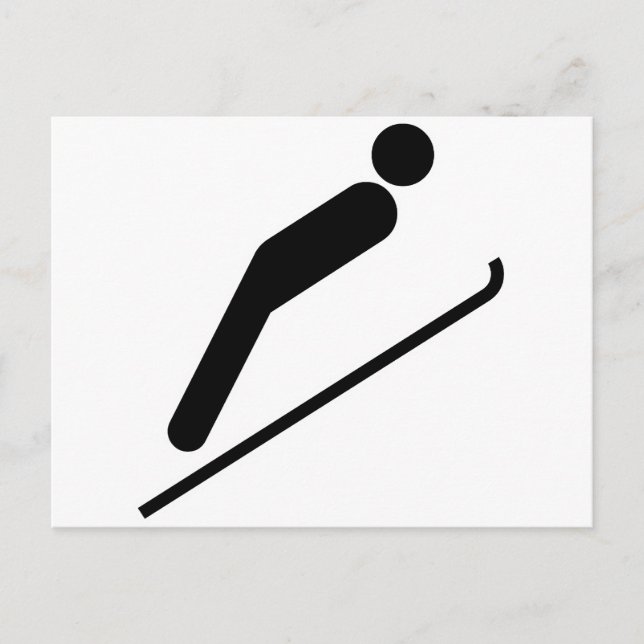 Ski Jump Postcard (Front)