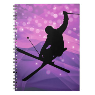 Ski Jump Spiral Notebook
