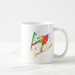 Ski Jumper Ski Flying Ski Jumping Nordic Skiing 1 Coffee Mug