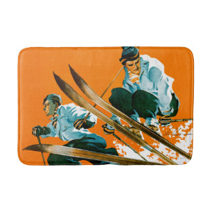 Ski Jumpers by Ski Weld Bath Mat