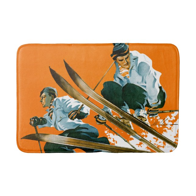 Ski Jumpers by Ski Weld Bath Mat (Front)